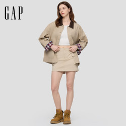 Gap 巴恩风灯芯绒外套 卡其色