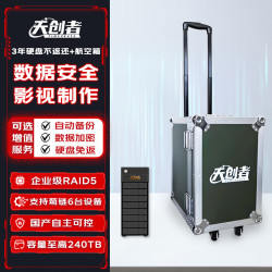 天创者 DT-108雷电存储磁盘阵列大容量硬件RAID5/USB3 数据加密自动备份3年硬盘免返服务