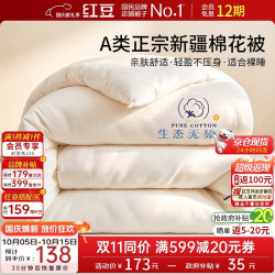 Hodo A类抗菌棉花被子冬季棉被空调被芯春秋被秋冬被四季被1.8*2米6斤
