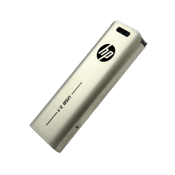 惠普 USB3.2 高速U盘 x796w 香槟金 高速商务U盘 多功能学习办公优盘128G