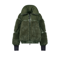 MONCLER 盟可睐 女士宽松羽绒服 军绿色 2码