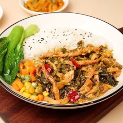 粮农星厨 粮农20包雪菜肉丝180g冷冻速食批发商用盖浇饭快餐半成品预制菜