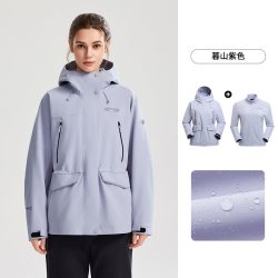 诺诗兰 秋冬情侣抓绒三合一外套户外徒步防水冲锋衣