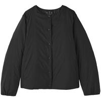 MUJI 女式轻量羽绒无领夹克 黑色 XL(165/92A) BD11FA6A