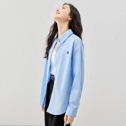 初语 25春通勤不易皱百搭多色衬衫女小爱心内搭衬衣