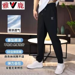 雅鹿 2026速干裤男士夏季轻透云感冰丝休闲裤舒适运动简约透气