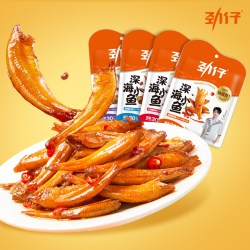 劲仔 深海小鱼仔香辣辣卤网红独立包装即食鱼休闲解馋下酒海味零食