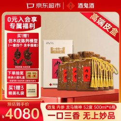 酒鬼 年货 馥郁香型白酒  整箱装 52%vol 500mL