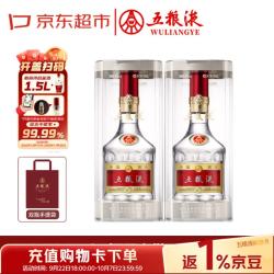 五粮液 普五第八代2022春节版纪念酒 52度浓香型白酒 500ml*2瓶