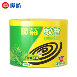榄菊 猎网艾草型蚊香28+2圈塑料简装新