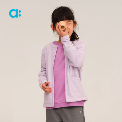 幼岚 ALLBLU）allblu幼岚儿童外套男童女童新款柔软蓬松A类 水晶紫 165 165cm