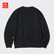 优衣库 男装女装卫衣/长袖运动衫482308 09 黑色 2XL