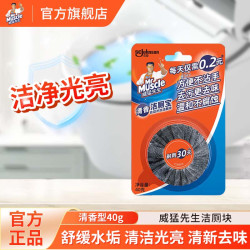 威猛先生 洁厕宝40g清香型单块独立装洁厕块马桶清洁除菌去味蓝泡泡 