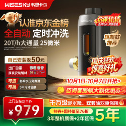 韦思卡尔 25微米活鳃叠片反冲洗 反重力前置过滤器