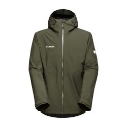 Mammut 猛犸象 男式 Alto Light Hs 连帽夹克男式硬壳夹克(1 件装), Dark Marsh。