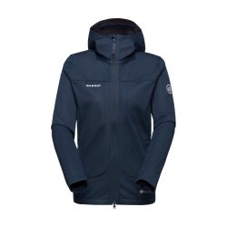Mammut 猛犸象 Ultimate VIII 八代女士GTX户外软壳夹克 连帽外套 海军蓝 S