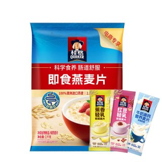 桂格 即食燕麦片 1000g+轻乳26g*2+醇香27g 组合装