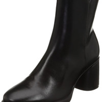 ECCO 爱步 女士雕塑奢华 Sculpted LX 55 靴子 黑色 36 EU