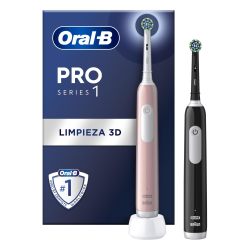 Oral-B 欧乐B Pro 1 黑色/粉色 2 手柄