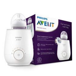 Philips 飞利浦 新安怡 SCF358/00 奶瓶加热器，用于快速均匀地加热牛奶和婴儿食品，白色