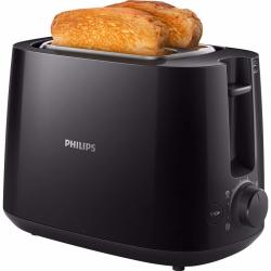 Philips 飞利浦 HD2581/90 烤面包机，内置烤面包机，8个烘烤级别，黑色