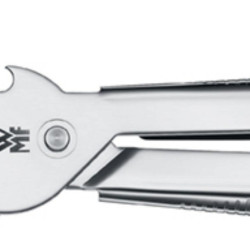 WMF 福腾宝 Tin Up 开瓶器，20 厘米，Cromargan 不锈钢，塑料，可用洗碗机清洗