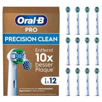 Oral-B 欧乐B Pro Precision Clean 电动牙刷刷头附件 12 件装 牙齿清洁 X 型刷毛 原装 Oral-B 牙刷附件 德国设计