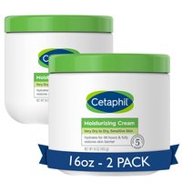 Cetaphil 深层保湿面霜 干敏肌专用 48小时长效补水 无香型 453g*2