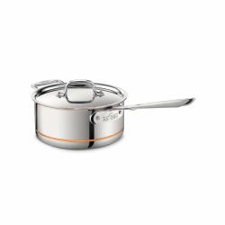 All-Clad 五层复合铜芯不锈钢电磁炉汤锅平底锅 2.8L 美国进口