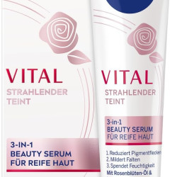NIVEA 妮维雅 VITAL 焕发肤色 3合1 美容精华液 强效保湿精华 40毫升