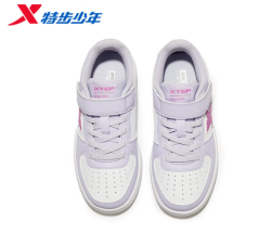特步 空一系列 小白鞋儿童运动板