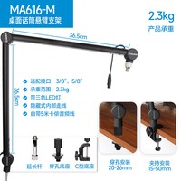 爱克创 MA616豪华型麦克风悬臂支架专业广播电台直播支架