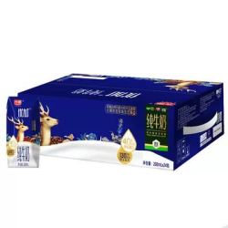 光明 猫超臻选4.0g乳蛋白纯牛奶光明优加200mL*24盒