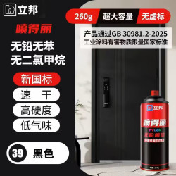 立邦 喷得丽 无铅自喷漆 420ml 黑色