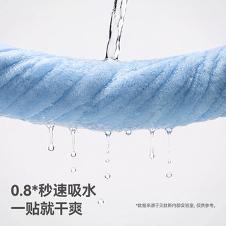 贝肽斯 10A抗菌双面珊瑚绒 小兔温蒂 125*70cm 婴儿浴巾