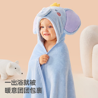 贝肽斯 10A抗菌双面珊瑚绒 小兔温蒂 125*70cm 婴儿浴巾