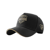 CACUSS 棒球帽 黑金中