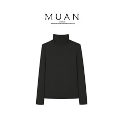 《温度打底》MUAN定制高级纯色高领打底上衣女JD-805