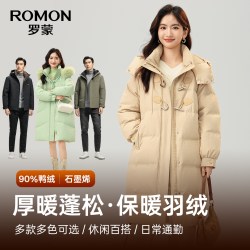 罗蒙 女士休闲保暖羽绒服2026冬季新款时尚潮流外套女