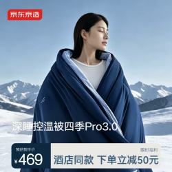 京东京造 控温深睡冬被pro3.0 加厚保暖被芯子母被免被套可机洗 2x2.3m