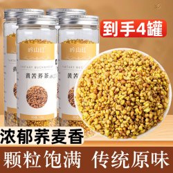 吟山红 黄金荞麦茶 100g*4罐