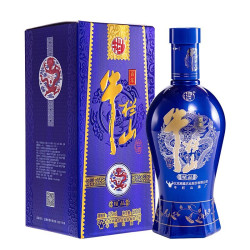 牛栏山 精品蓝瓷 浓香型白酒 42度500ml*1单瓶装