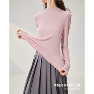 IEF爱依服 DNA系列 半高领针织衫 黑色 S