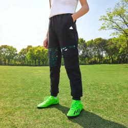 阿迪达斯 男大童工装风束脚运动休闲裤舒适百搭户外实用儿童长裤