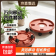 加厚移动花盆托盘带轮花盘底座塑料花盆接水托盘花盆底盘特价 带万向轮 （万向4轮歀）