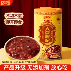 王老吉 红豆黑米八宝粥6罐整箱装即食早餐送礼无糖营养速食粥礼盒