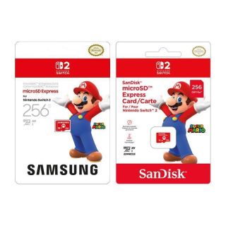 任天堂 日本直邮 任天堂 Switch2专用 NS2配件microSD Express 256G SD卡