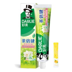好来 黑人牙膏茶倍健超白竹炭茶倍健牙膏含氟清新家庭装方正品