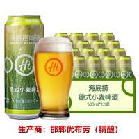 宅家食光：海底捞 德式小麦啤酒 500ml