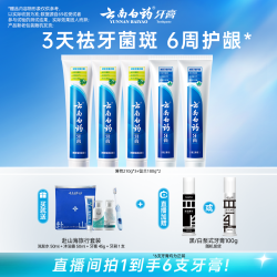 云南白药 牙膏经典留兰薄荷护龈成人牙齿官方正品